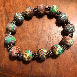Rare boho multi colored bracelet